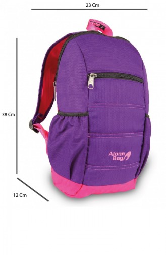 Sac a Dos Renkli 8405 Mor / Purple