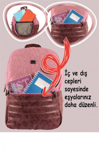 Alone Siyah Koton Sırt Çantası