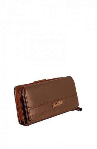 David Polo 2005 Portefeuilles Pour Femme Bronze 1247589004358