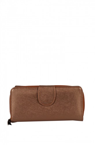 David Polo 2005 Portefeuilles Pour Femme Bronze 1247589004358