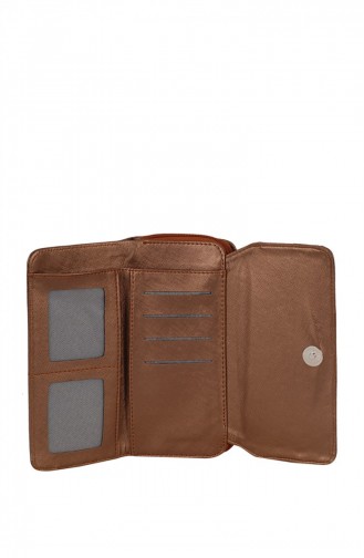 David Polo 2005 Portefeuilles Pour Femme Bronze 1247589004358