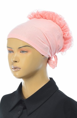 Bonnet a Froufrous 7001-16 Saumon 7001-16