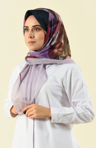 Dark Lilac Hoofddoek 2351-04