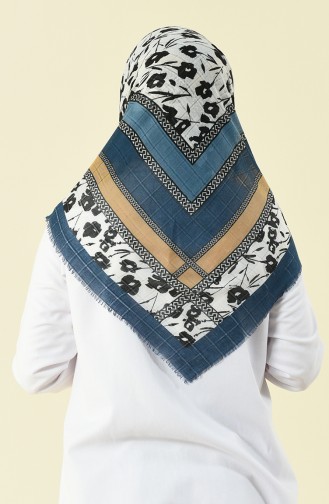 Oil Blue Hoofddoek 2355-08