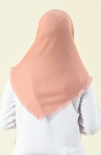 Twill Örgü Pamuk Eşarp 13110-05 Pembe