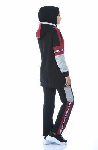 Claret red Trainingspak 1055-03