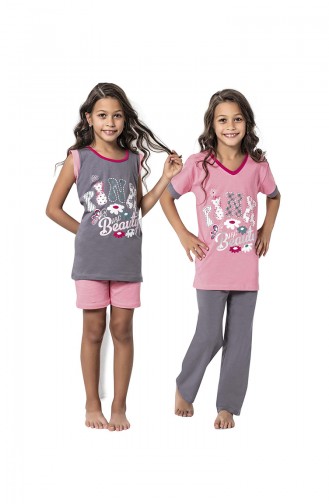 Pink Children`s Pajamas 7059