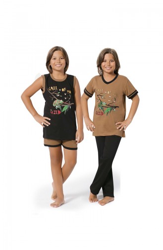 Bronze Children`s Pajamas 8070