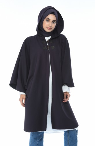 Poncho Manche Chauve Souris 5003-04 Pourpre 5003-04