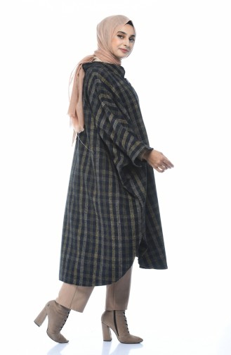 Dunkelblau Poncho 7002-01