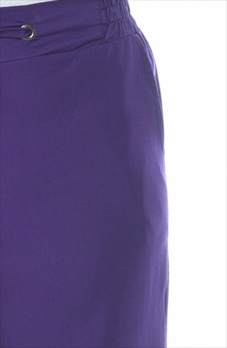 Sensual Loose Trousers Purple 3141-06