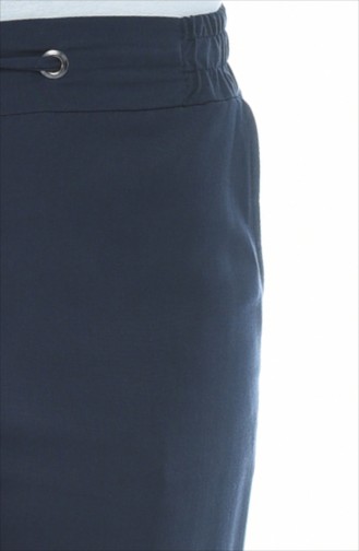 Pantalon Large Tensel 3141-07 Bleu Marine 3141-07