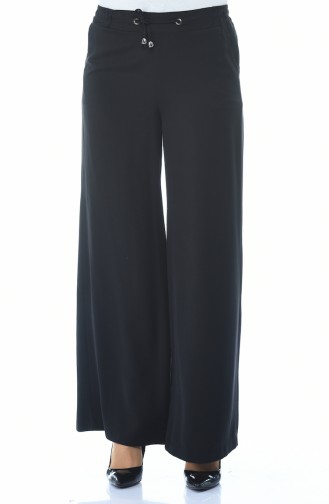 Sensual Loose Trousers Black 3141-08