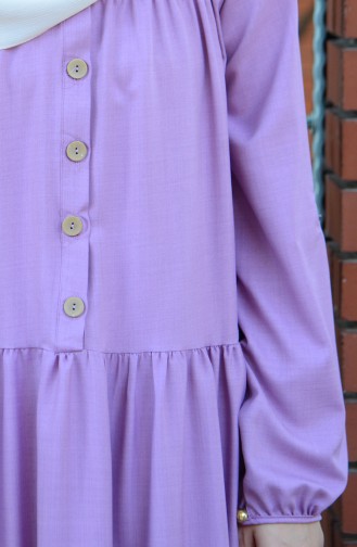 Violet Hijab Dress 8005-04