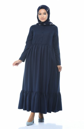 فستان أزرق كحلي 9098-04