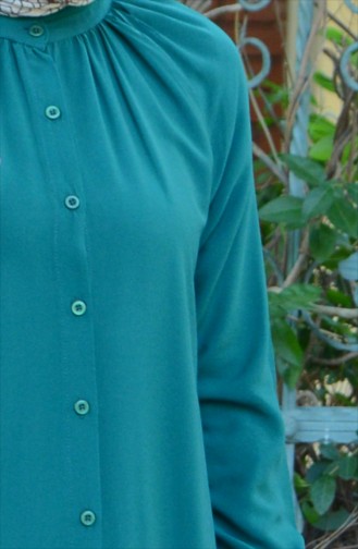 Emerald Green Hijab Dress 8119-11