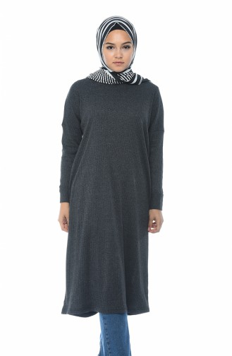 Bisiklet Yaka Tunik 2230-02 Antrasit