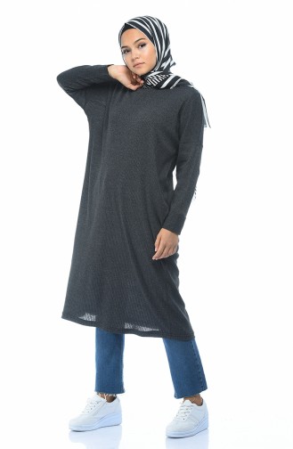 Bisiklet Yaka Tunik 2230-02 Antrasit