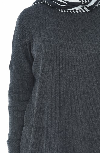 Bisiklet Yaka Tunik 2230-02 Antrasit