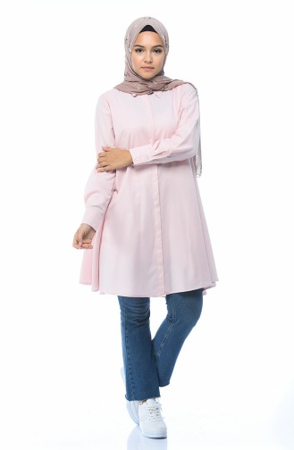 Oxford Salaş Tunik 5828-01 Pudra