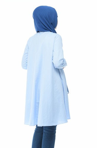 Oxford Salaş Tunik 5828-02 Bebe Mavisi