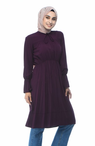 Tunique Viscose Taille élastique 5109-06 Plum Foncé 5109-06