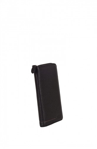 Yılka 3203 Damen Echte Leder Geldtasche Schwarz 1247589005392