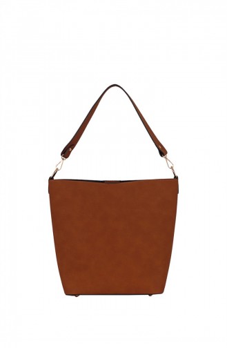 Tobacco Brown Shoulder Bag 1247589005659