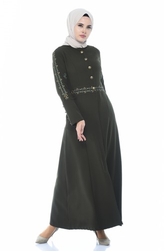 Khaki Abayas 9110-02