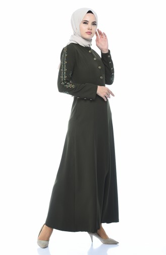 Khaki Abayas 9110-02