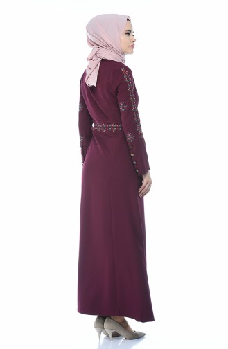 Plum Abaya 9110-05