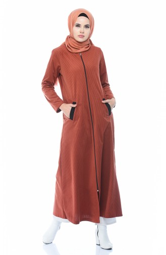 Abaya a Fermeture 0090-05 Brique 0090-05