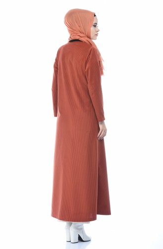 Abaya a Fermeture 0090-05 Brique 0090-05