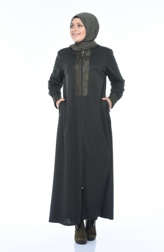 Khaki Abaya 8212-01