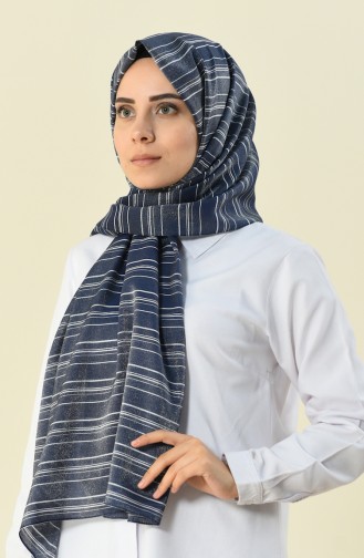 Navy Blue Shawl 2361-20