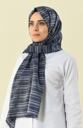 Navy Blue Shawl 2361-20