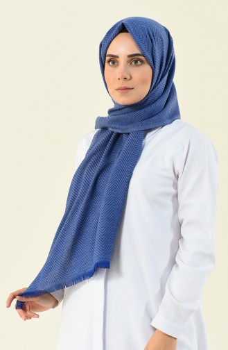 Saks-Blau Schal 13109-11