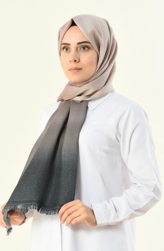 Dubai Cashmere Shawl with Gradient Mink 13116-03