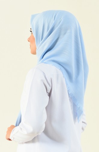 Baby Blue Eleven square shawl 13120-02