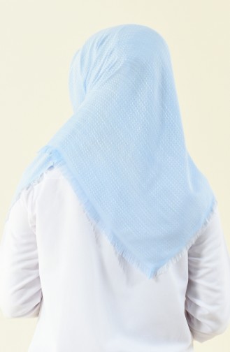 Baby Blue Eleven square shawl 13120-02
