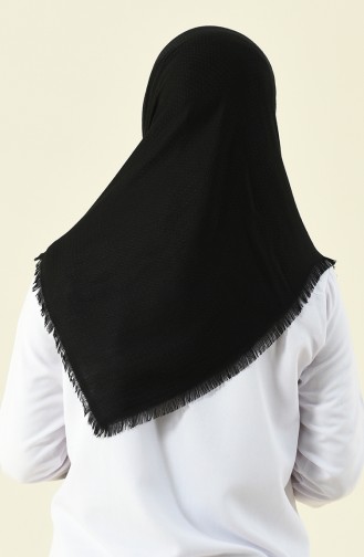 Black Eleven square shawl 13120-03