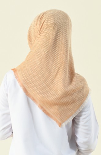 Beige Eleven square shawl 13120-04