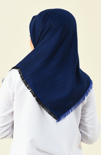 dark blue Eleven square shawl 13120-05