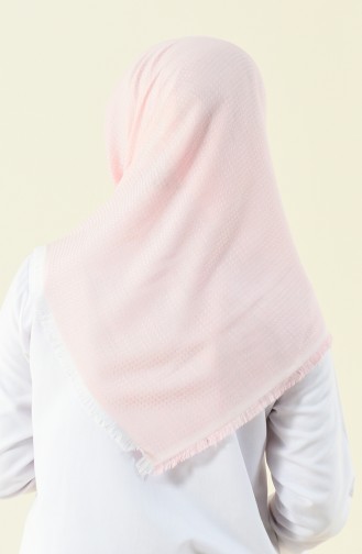 pink Eleven square shawl 13120-06