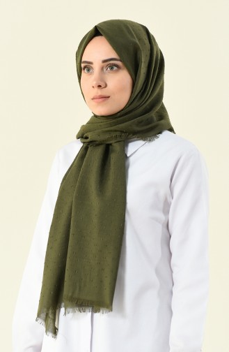 khaki cotton shawl 901535-03