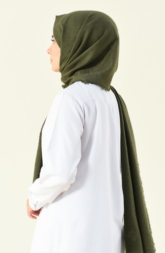 khaki cotton shawl 901535-03