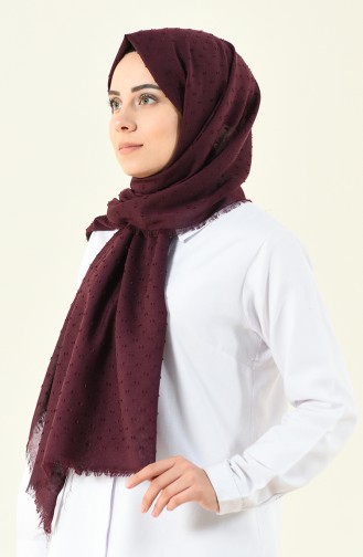 purple patterned cotton shawl 901535-10