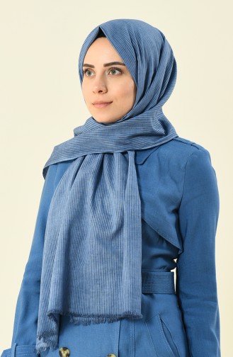 İndigo cotton shawl 901536-03