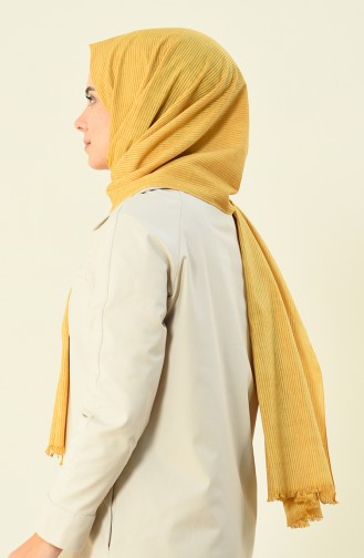 dark yellow cotton shawl 901536-09