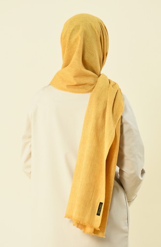 dark yellow cotton shawl 901536-09